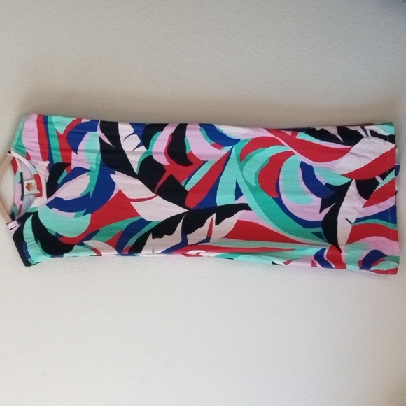 FARM Rio Colorful Abstract Midi Dress - Picture 2 of 11